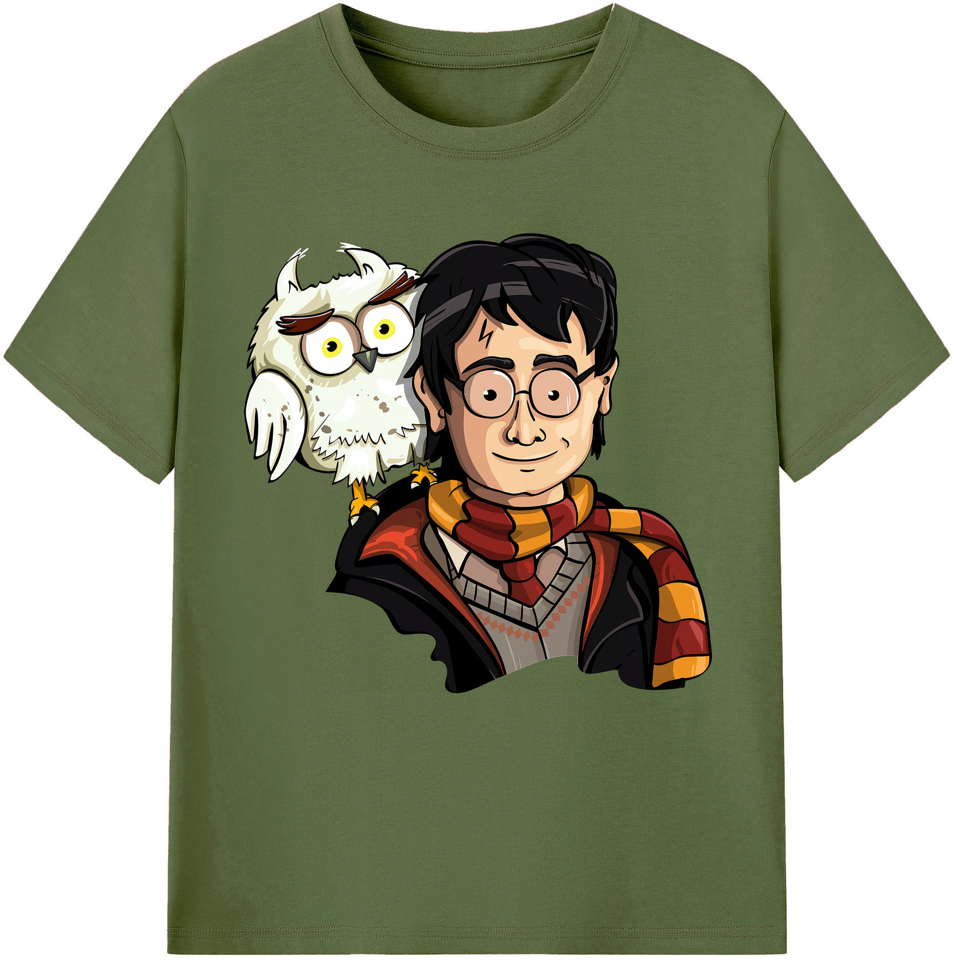 （画像用） Harry Potter ハリー・ポッターシリーズ 綿100％半袖Tシャツ（フロントプリント）